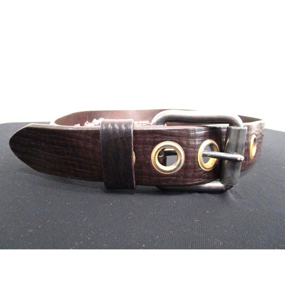Billy Belts of California Brown Leather Roller Buckle Belt Women S / 28, 25"-30"